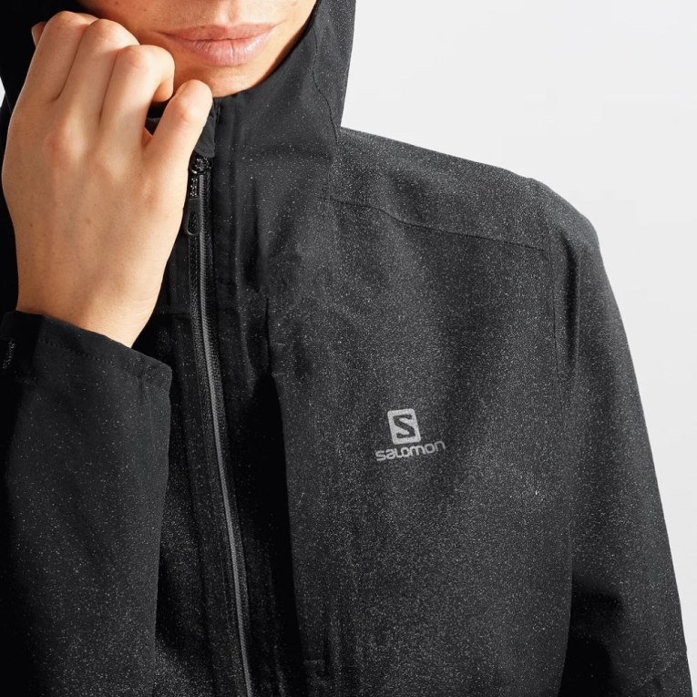 Salomon Outrack Waterproof 2.5L Women's Shell Jackets Black | CA 95N60